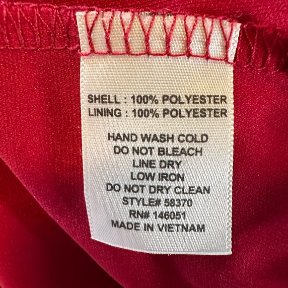 Monteau Red Ruffle Kids Dress - Picture 4 of 4